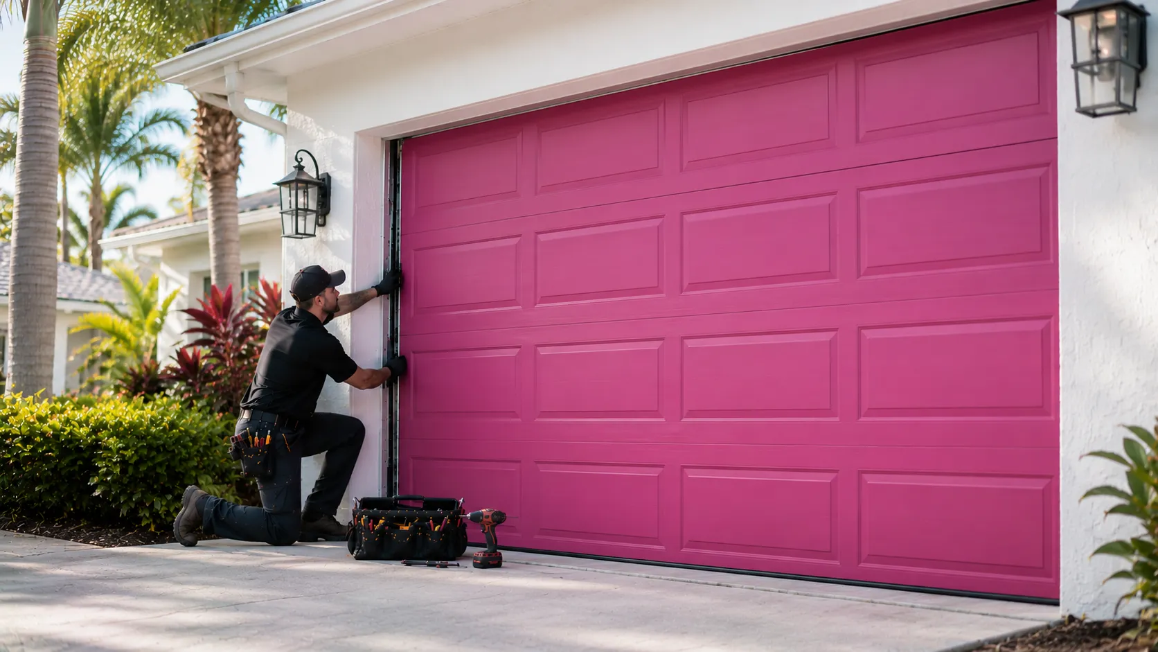 Tell us what’s wrong - McKinney garage door service