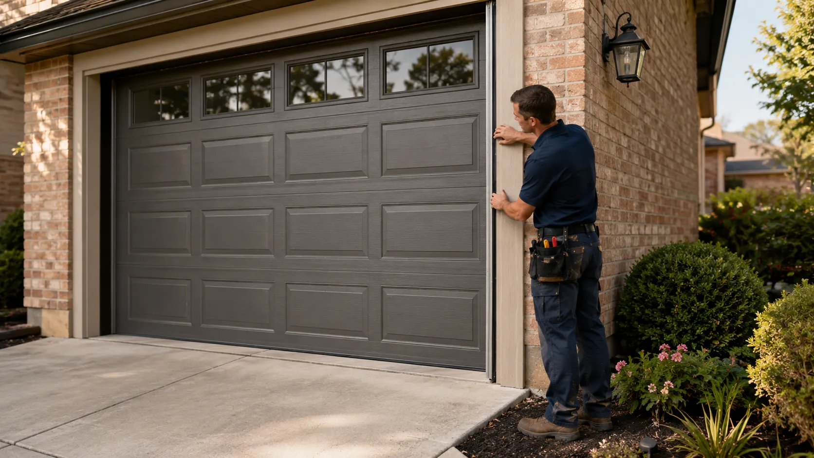 Clear, up-front plan - McKinney garage door service