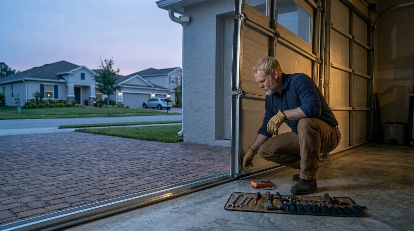 Repaired & tested - McKinney garage door service